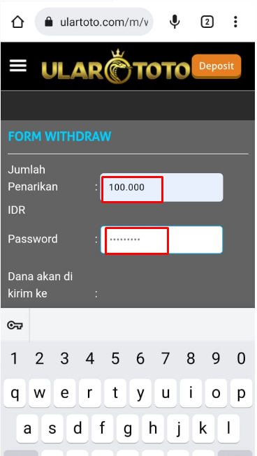 withdraw di situs togel online